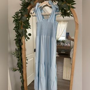 Light blue maxi dress from pink lily